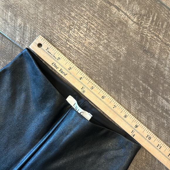 NWT LBLC The Label Women's Ashley Vegan Leather Legging Black Size XS - Picture 7 of 10